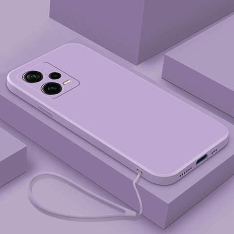 Silikon Hülle Handyhülle Ultra Dünn Flexible Schutzhülle 360 Grad Ganzkörper Tasche YK6 für Xiaomi Redmi Note 12 Pro+ Plus 5G Violett