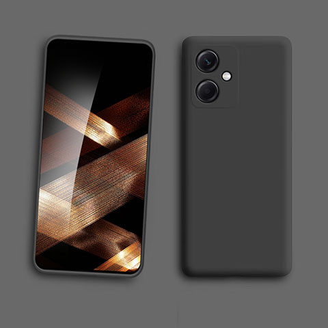 Silikon Hülle Handyhülle Ultra Dünn Flexible Schutzhülle 360 Grad Ganzkörper Tasche YK6 für Xiaomi Redmi Note 12R Pro 5G Schwarz