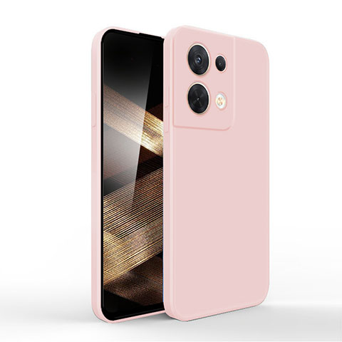 Silikon Hülle Handyhülle Ultra Dünn Flexible Schutzhülle 360 Grad Ganzkörper Tasche YK6 für Xiaomi Redmi Note 13 Pro 5G Rosa