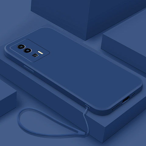 Silikon Hülle Handyhülle Ultra Dünn Flexible Schutzhülle 360 Grad Ganzkörper Tasche YK7 für Xiaomi Poco F5 Pro 5G Blau