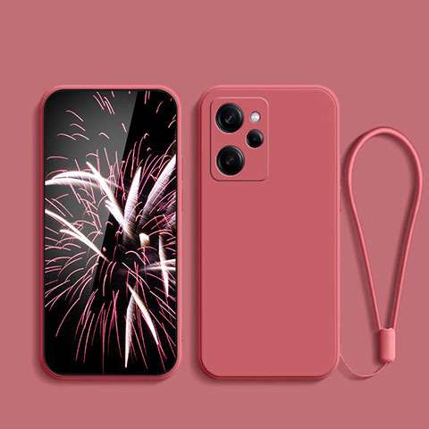 Silikon Hülle Handyhülle Ultra Dünn Flexible Schutzhülle 360 Grad Ganzkörper Tasche YK7 für Xiaomi Redmi Note 12 Pro Speed 5G Rot