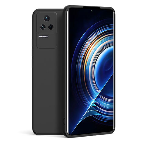 Silikon Hülle Handyhülle Ultra Dünn Flexible Schutzhülle 360 Grad Ganzkörper Tasche YK9 für Xiaomi Redmi K50 Pro 5G Schwarz