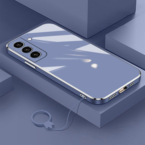 Silikon Hülle Handyhülle Ultra Dünn Flexible Schutzhülle Tasche M01 für Samsung Galaxy S24 5G Blau