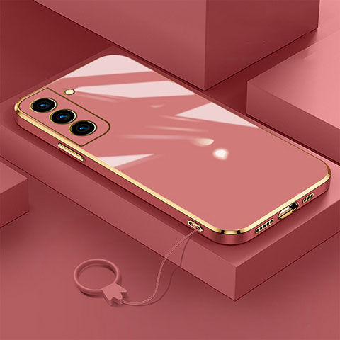 Silikon Hülle Handyhülle Ultra Dünn Flexible Schutzhülle Tasche M01 für Samsung Galaxy S24 5G Rot