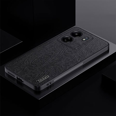 Silikon Hülle Handyhülle Ultra Dünn Flexible Schutzhülle Tasche PB1 für Xiaomi Redmi 13C Schwarz