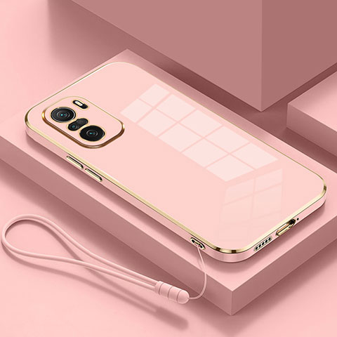 Silikon Hülle Handyhülle Ultra Dünn Flexible Schutzhülle Tasche S01 für Xiaomi Mi 11i 5G Rosa