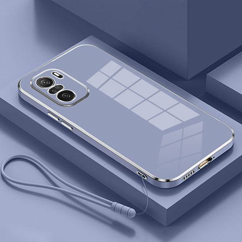 Silikon Hülle Handyhülle Ultra Dünn Flexible Schutzhülle Tasche S01 für Xiaomi Mi 11X 5G Lavendel Grau