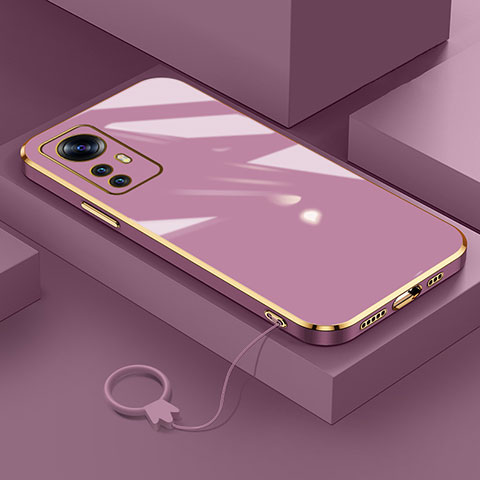 Silikon Hülle Handyhülle Ultra Dünn Flexible Schutzhülle Tasche S03 für Xiaomi Mi 12T Pro 5G Violett