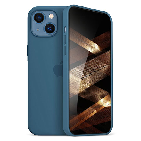 Silikon Hülle Handyhülle Ultra Dünn Flexible Schutzhülle Tasche S05 für Apple iPhone 15 Blau