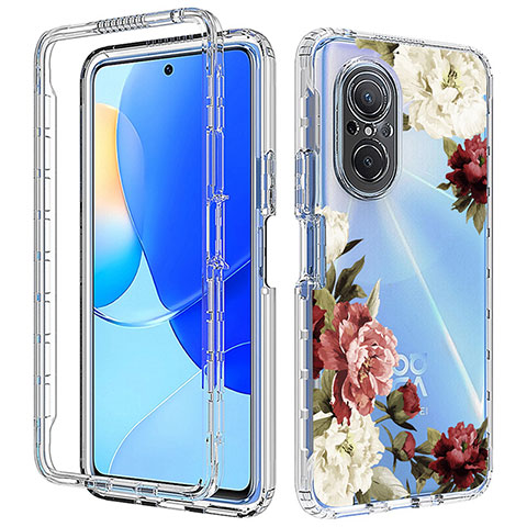 Silikon Hülle Handyhülle Ultra Dünn Flexible Schutzhülle Tasche Transparent Vorder und Rückseite 360 Grad Ganzkörper für Huawei Nova 9 SE Braun