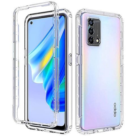 Silikon Hülle Handyhülle Ultra Dünn Flexible Schutzhülle Tasche Transparent Vorder und Rückseite 360 Grad Ganzkörper für Oppo A74 4G Klar