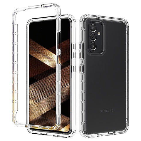 Silikon Hülle Handyhülle Ultra Dünn Flexible Schutzhülle Tasche Transparent Vorder und Rückseite 360 Grad Ganzkörper für Samsung Galaxy A15 4G Klar