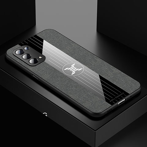 Silikon Hülle Handyhülle Ultra Dünn Flexible Schutzhülle Tasche X01L für Oppo A54 5G Grau