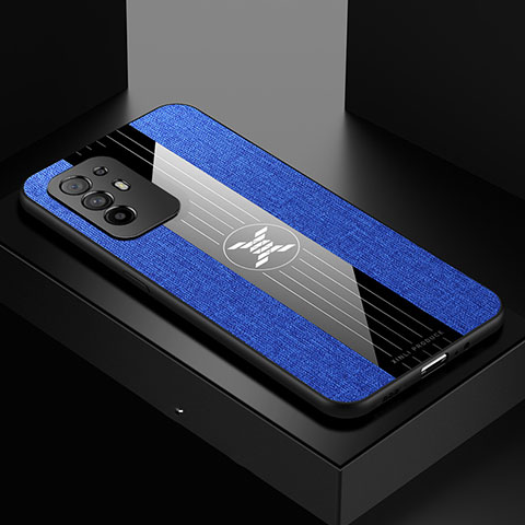 Silikon Hülle Handyhülle Ultra Dünn Flexible Schutzhülle Tasche X01L für Oppo F19 Pro+ Plus 5G Blau