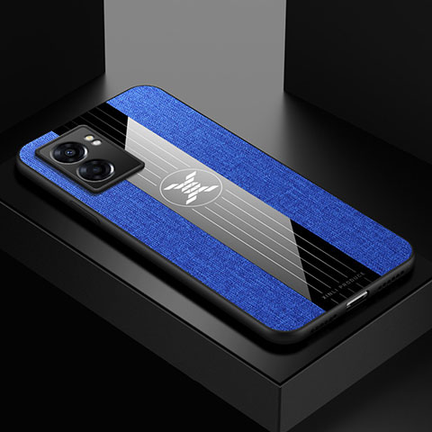 Silikon Hülle Handyhülle Ultra Dünn Flexible Schutzhülle Tasche X01L für Realme V23 5G Blau