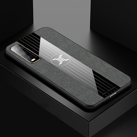 Silikon Hülle Handyhülle Ultra Dünn Flexible Schutzhülle Tasche X01L für Vivo Y50t Grau