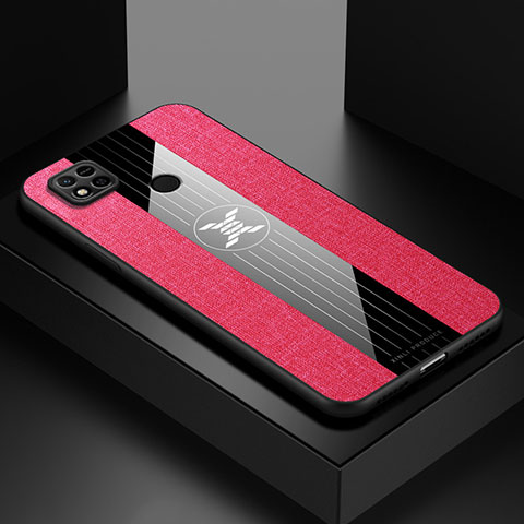 Silikon Hülle Handyhülle Ultra Dünn Flexible Schutzhülle Tasche X01L für Xiaomi POCO C3 Rot