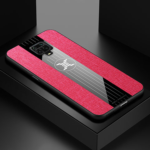 Silikon Hülle Handyhülle Ultra Dünn Flexible Schutzhülle Tasche X01L für Xiaomi Poco M2 Pro Rot