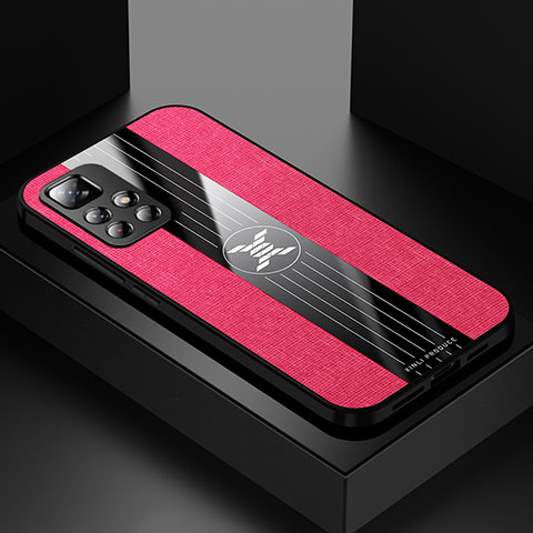 Silikon Hülle Handyhülle Ultra Dünn Flexible Schutzhülle Tasche X01L für Xiaomi Poco M4 Pro 5G Rot