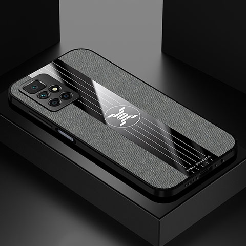 Silikon Hülle Handyhülle Ultra Dünn Flexible Schutzhülle Tasche X01L für Xiaomi Redmi 10 (2022) Grau