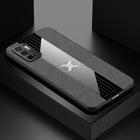 Silikon Hülle Handyhülle Ultra Dünn Flexible Schutzhülle Tasche X01L für Xiaomi Redmi Note 10 5G Grau