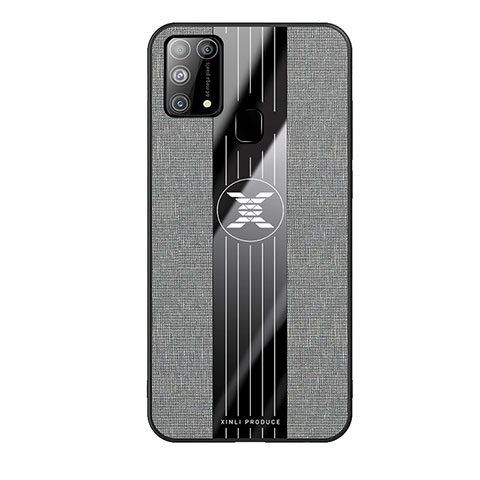 Silikon Hülle Handyhülle Ultra Dünn Flexible Schutzhülle Tasche X02L für Samsung Galaxy M31 Prime Edition Grau
