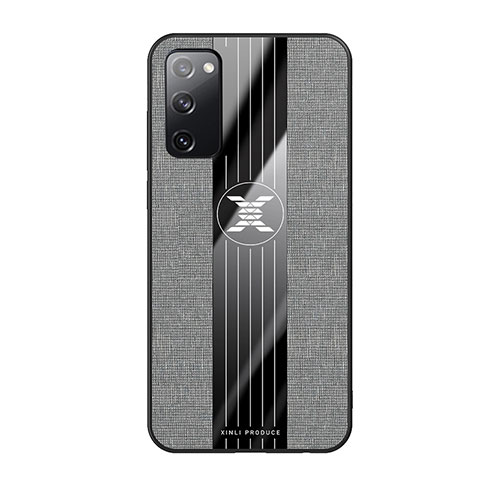 Silikon Hülle Handyhülle Ultra Dünn Flexible Schutzhülle Tasche X02L für Samsung Galaxy S20 FE 4G Grau