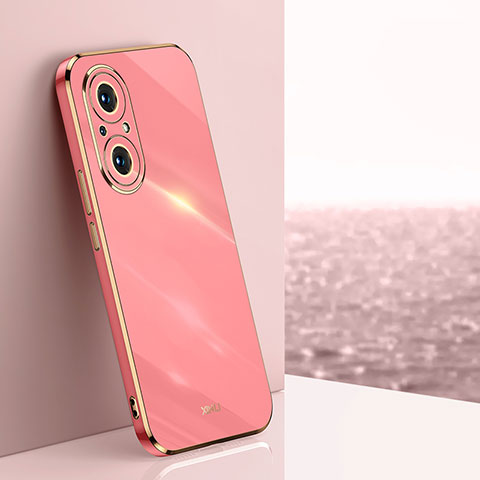 Silikon Hülle Handyhülle Ultra Dünn Flexible Schutzhülle Tasche XL1 für Huawei Honor 50 SE 5G Pink