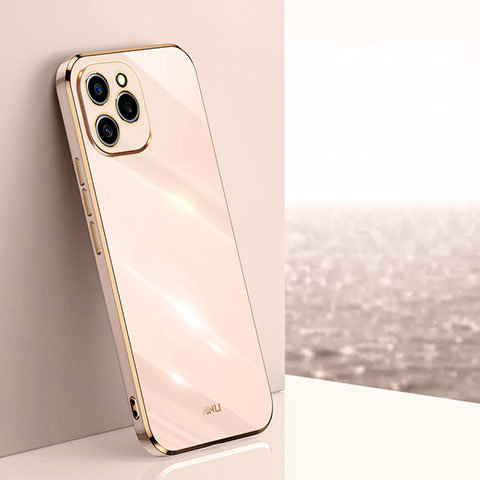 Silikon Hülle Handyhülle Ultra Dünn Flexible Schutzhülle Tasche XL1 für Huawei Honor 60 SE 5G Rosegold