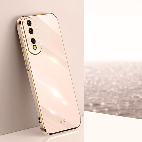 Silikon Hülle Handyhülle Ultra Dünn Flexible Schutzhülle Tasche XL1 für Huawei Honor 80 Pro 5G Rosegold