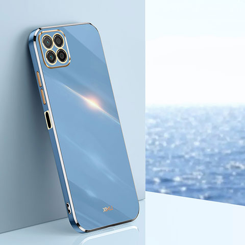 Silikon Hülle Handyhülle Ultra Dünn Flexible Schutzhülle Tasche XL1 für Huawei Honor X6 5G Blau