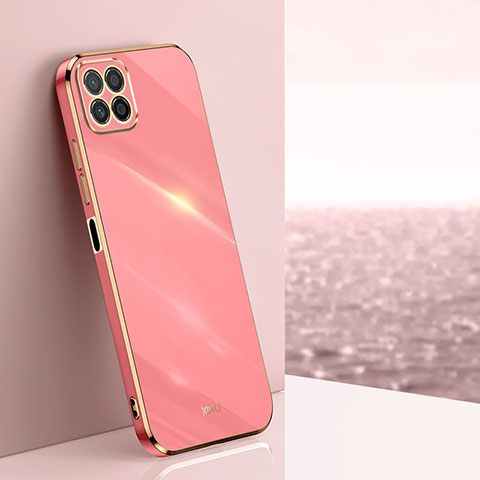 Silikon Hülle Handyhülle Ultra Dünn Flexible Schutzhülle Tasche XL1 für Huawei Honor X6 5G Pink