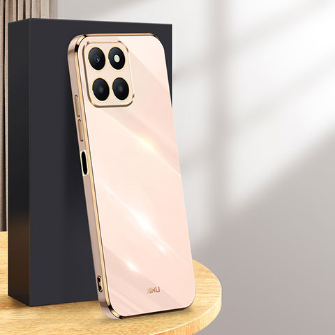 Silikon Hülle Handyhülle Ultra Dünn Flexible Schutzhülle Tasche XL1 für Huawei Honor X6a Rosegold