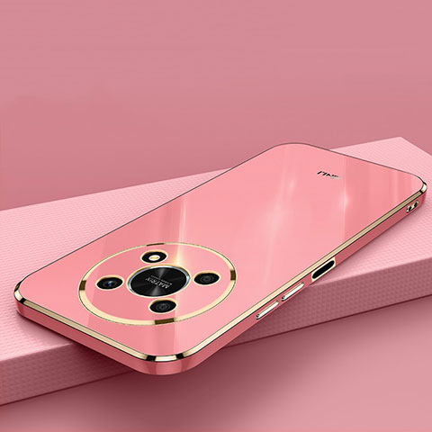 Silikon Hülle Handyhülle Ultra Dünn Flexible Schutzhülle Tasche XL1 für Huawei Honor X9 5G Pink