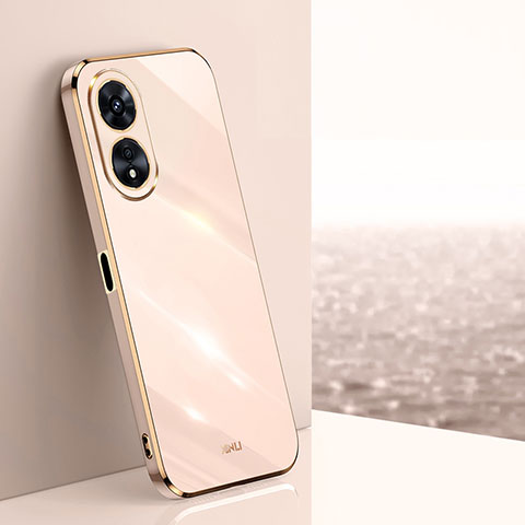 Silikon Hülle Handyhülle Ultra Dünn Flexible Schutzhülle Tasche XL1 für Oppo A1 5G Gold