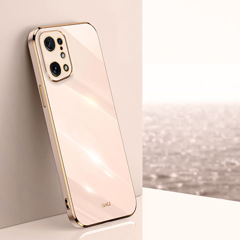 Silikon Hülle Handyhülle Ultra Dünn Flexible Schutzhülle Tasche XL1 für Oppo Find X5 5G Gold