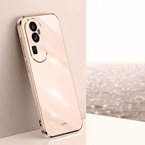 Silikon Hülle Handyhülle Ultra Dünn Flexible Schutzhülle Tasche XL1 für Oppo Reno10 Pro+ Plus 5G Rosegold