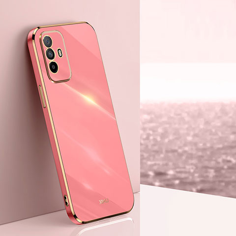 Silikon Hülle Handyhülle Ultra Dünn Flexible Schutzhülle Tasche XL1 für Oppo Reno5 Z 5G Pink