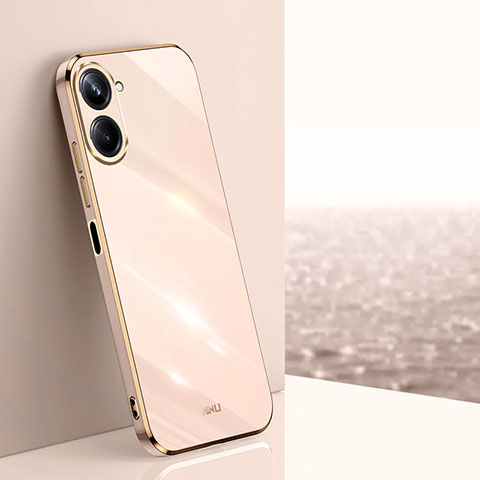 Silikon Hülle Handyhülle Ultra Dünn Flexible Schutzhülle Tasche XL1 für Realme 10 4G Rosegold