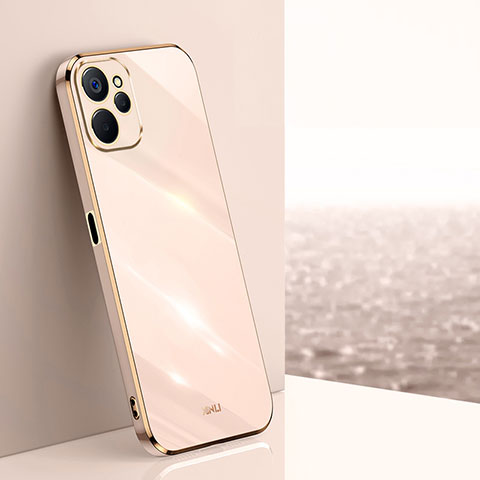 Silikon Hülle Handyhülle Ultra Dünn Flexible Schutzhülle Tasche XL1 für Realme 10 5G Rosegold