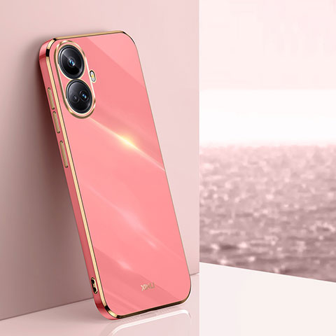 Silikon Hülle Handyhülle Ultra Dünn Flexible Schutzhülle Tasche XL1 für Realme 10 Pro+ Plus 5G Pink