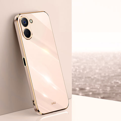 Silikon Hülle Handyhülle Ultra Dünn Flexible Schutzhülle Tasche XL1 für Realme 10S 5G Rosegold