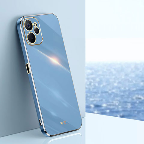 Silikon Hülle Handyhülle Ultra Dünn Flexible Schutzhülle Tasche XL1 für Realme 10T 5G Blau