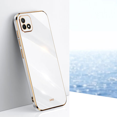 Silikon Hülle Handyhülle Ultra Dünn Flexible Schutzhülle Tasche XL1 für Realme C11 (2021) Weiß