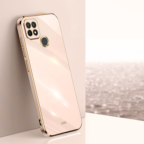 Silikon Hülle Handyhülle Ultra Dünn Flexible Schutzhülle Tasche XL1 für Realme C25Y India Rosegold