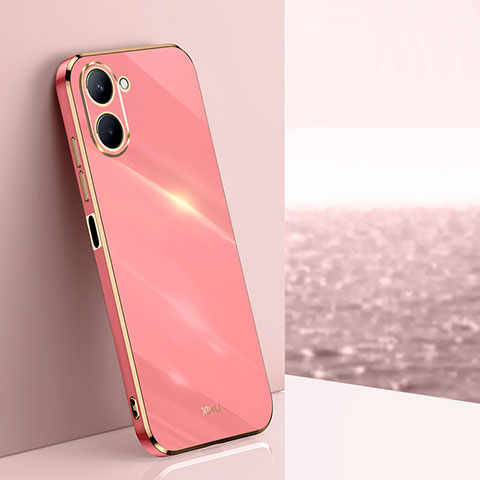 Silikon Hülle Handyhülle Ultra Dünn Flexible Schutzhülle Tasche XL1 für Realme C33 (2023) Pink