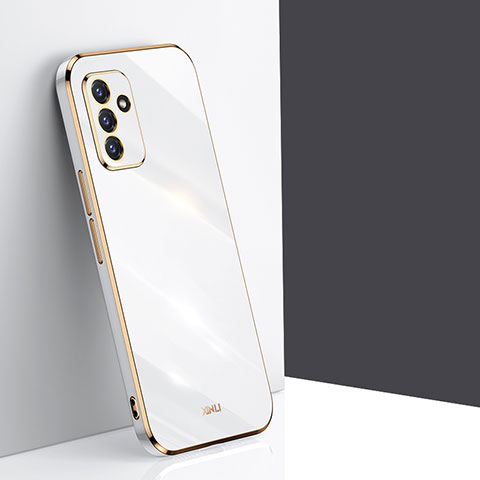 Silikon Hülle Handyhülle Ultra Dünn Flexible Schutzhülle Tasche XL1 für Samsung Galaxy A15 4G Weiß
