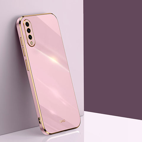 Silikon Hülle Handyhülle Ultra Dünn Flexible Schutzhülle Tasche XL1 für Samsung Galaxy A30S Rosa