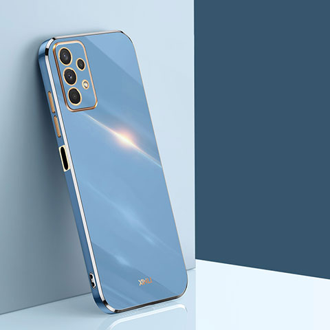 Silikon Hülle Handyhülle Ultra Dünn Flexible Schutzhülle Tasche XL1 für Samsung Galaxy A32 4G Blau