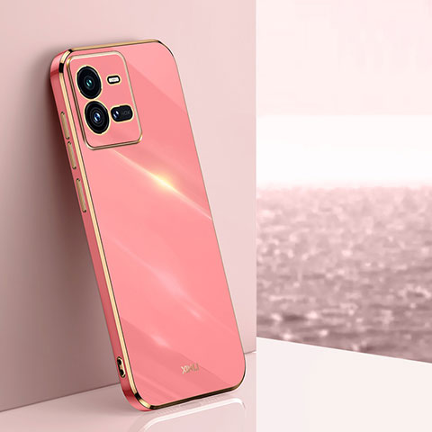 Silikon Hülle Handyhülle Ultra Dünn Flexible Schutzhülle Tasche XL1 für Vivo iQOO 10 Pro 5G Pink